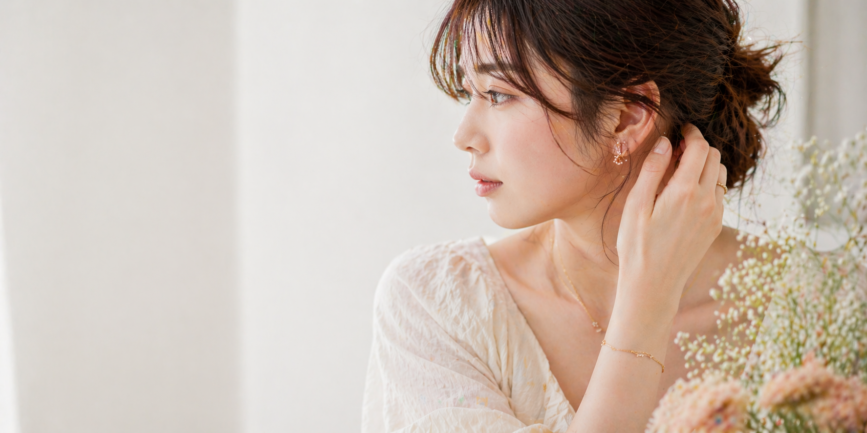 上品で可愛い、毎日のアクセサリー