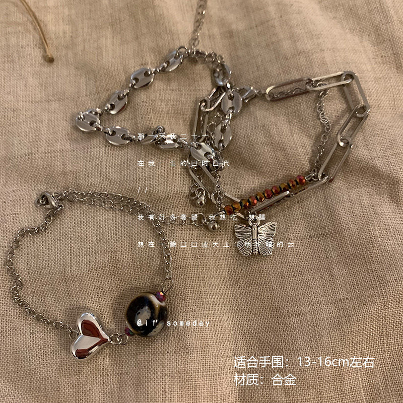 ヴィンテージボヘミアンビーズブレスレット レディース 夏のレイヤードライトラグジュアリーデザインブレスレット エキゾチックハンドジュエリー