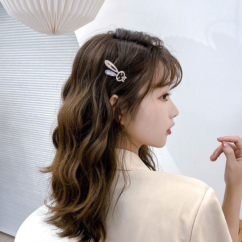 うさぎモチーフ ヘアピン 可愛い おしゃれ レディース ヘアアクセサリー