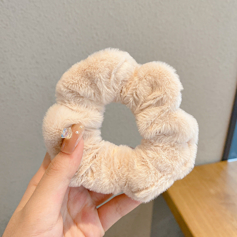 ふわふわ シュシュ ヘアゴム 可愛い ガーリー レディース ヘアアクセサリー