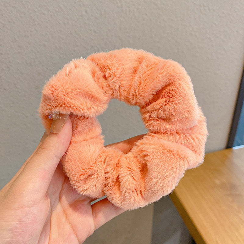 ふわふわ シュシュ ヘアゴム 可愛い ガーリー レディース ヘアアクセサリー