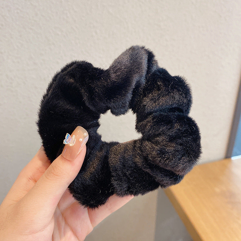 ふわふわ シュシュ ヘアゴム 可愛い ガーリー レディース ヘアアクセサリー