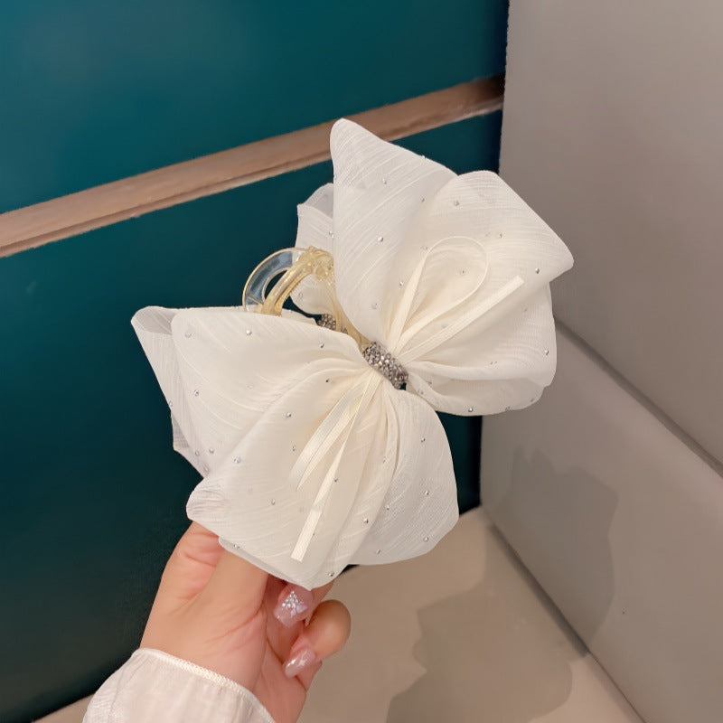 ミニ バンスクリップ ポニーテール用 小さめ 上品 新作 レディース ヘアアクセサリー